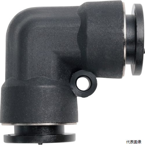 潤工 PLUM-6-PM 社 ワンタッチ継手Mシリーズ ユニオンエルボ 6mm