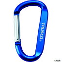 トラスコ TKN880BL TRUSCO カラビナ 線径8mmX80mm D型 ブルー