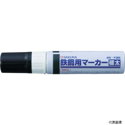 サクラクレパス PKK-J-49BK サクラ 鉄鋼用マーカー極太 黒