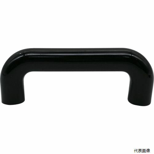 乐天商城 - トラスコ MAPS-108BK TRUSCO 丸棒取手 PS樹脂 黒 全長120mm 全高29mm ピッチ108mm 下穴深さ15(B1トラスタッピンねじ4×30 2本付)