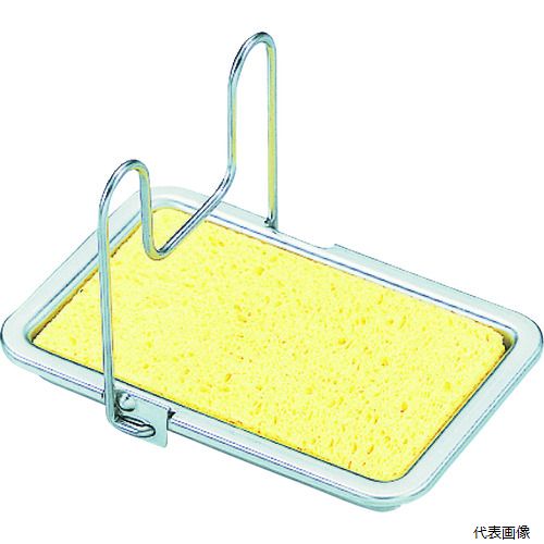 【特長】 ●携帯に便利なコテ先クリーナーです。 ●工具箱に入れて簡単に持ち運びできます。 【仕様】 ●幅(mm)：57 ●奥行(mm)：87 ●高さ(mm)：58 ●耐熱温度：140℃(乾燥時) 【注意】 ●使用時は、水を含ませてご使用ください。 【入数】 ●1個 他のサイズはこちら 在庫のない商品は検索に表示されない場合がございます　