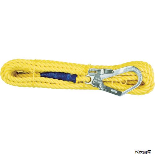 藤井電工 L-20-TP-BX TSUYORON 昇降移動用親綱ロープ 母線ロープ 三つ打ちニューテトロンロープφ16×20m L-20-TP