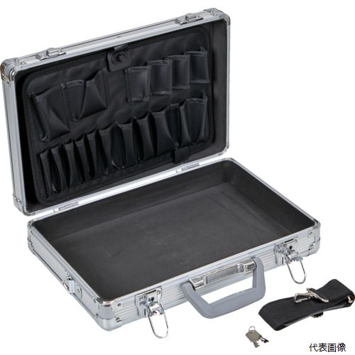 �g���X�R TAC-10 TRUSCO �A���~�P�[�X �ЊJ�� 388X247X81 �V���o�[