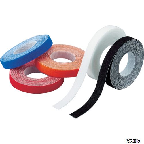 【特長】 ●片面にプラスチックフック・片面に織物ループの付いた両面タイプのマジックテープ［［R下］］です。 ●必要に応じた長さでカットできます。 【用途】 ●コード・ホースなどの簡易仮止め。 【仕様】 ●色：黒 ●幅(mm)：10 ●長さ(m)：3 ●厚さ(mm)：1 ●引張せん断強度(N/［［CM2］］)：18 ●両面タイプ 【材質／仕上】 ●フック面：ポリプロピレン（PP） ●ループ面：ナイロン 【注意】 ●80℃以上の高温・日光に長時間当てたままの状態で放置しないでください。 ●途中継ぎ目が入ることがあります。ご了承ください。(使用上問題ありません) 【入数】 ●1巻 他のサイズはこちら 在庫のない商品は検索に表示されない場合がございます