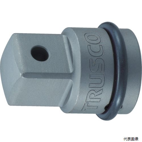 【特長】 ●インパクトレンチなどの動力工具の差込角を変換するアダプターです。 【仕様】 ●差込角凹(mm)：19.0 ●差込角凸(mm)：25.4 ●全長(mm)：62 ●適合ピン：TP2518(差込角凹凸9.5)、TP3525(差込角凹凸12.7)、TP4035(差込角凹凸19.0)、TP5045(差込角凹凸25.4) ●適合Oリング：TO3516(差込角凹凸9.5)、TO4024(差込角凹凸12.7)、TO5036(差込角凹凸19.0)、TO7045(差込角凹凸25.4) 【材質／仕上】 ●クロムモリブデン鋼 【セット内容／付属品】 ●ピン・Oリング 【注意】 ●提供不可：chemSHERPA 【入数】 ●1個 他のサイズはこちら 在庫のない商品は検索に表示されない場合がございます　