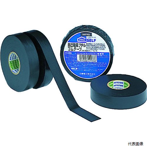 【スタンプラリー】ニトムズ J7100 自己融着テープ 幅19mm×長さ10m