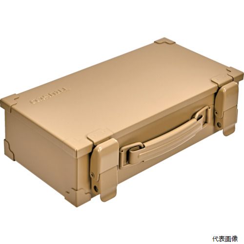 トラスコ CT-260-LS TRUSCO トランク型工具箱 ライトサンド W270xD145xH70