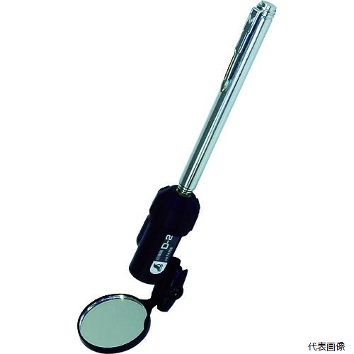 【スタンプラリー】 シンワ測定 74156 シンワ 点検鏡D-2 丸型 直径36mmライト付