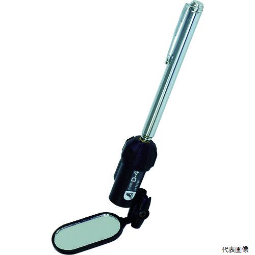 【スタンプラリー】 シンワ測定 74158 シンワ 点検鏡D-4 楕円型 25×50mmライト付