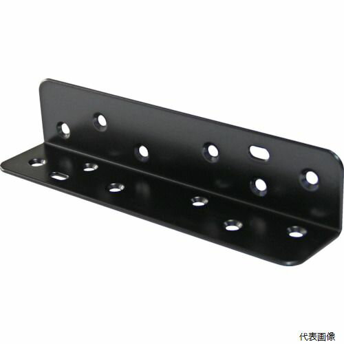 トラスコ 24S-133BK TRUSCO 2x4サポート 黒粉体塗装 L型アングル