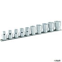 TONE HS410 TONE ソケットセット(6角・ホルダー付) 10pcs 差込角12.7mm