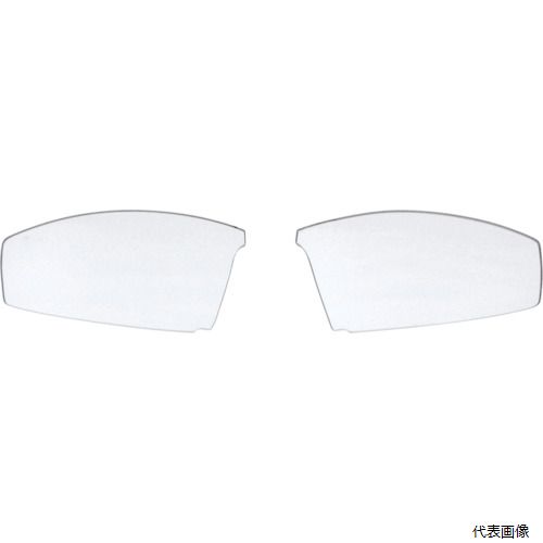 ミドリ安全 4012700041 二眼型保護メガネ 替えレンズ VD-201F用(4.0)