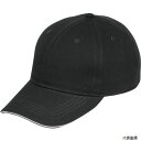 カジメイク 6526-91-F 綿ツバサンドキャップ ブラック フリーサイズ