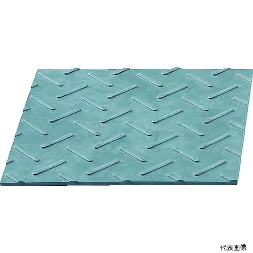 【特長】 ●防滑性・消音性・衝撃吸収効果があります。 【用途】 ●工場内作業ライン用マットなどに。 ●建築・工事・工場設備・現場・施工・補修資材に。 【仕様】 ●色：グレー ●サイズ長辺(mm)：300 ●サイズ短辺(mm)：300 ●厚さ(mm)：5 ●表面形状：縞模様 【材質／仕上】 ●合成ゴム(SBR) 【入数】 ●1枚 他のサイズはこちら 在庫のない商品は検索に表示されない場合がございます