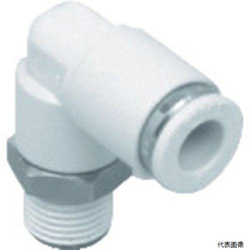 CKD GWL6-10 チューブ継手 ニュージョイント エルボ 適合チューブ外径6 接続口径R3／8