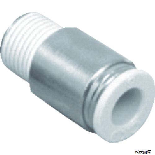 【特長】 ●難燃性樹脂（UL-94規格V-0相当）標準+黄銅部ニッケルメッキ+ネジ部シール材標準塗布 【用途】 ●片口ストレートチューブ+オネジ ●適合チューブ外径D(mm)：4 ●接続口径：M5×0.8 ●最高使用圧力(MPa)：1.0 ●流体温度(℃)：-10〜60(凍結なきこと) ●使用流体：圧縮空気 ●適合チューブ外径(mm)：4 ●使用圧力：-100kPa〜1.0MPa ●全長(mm)：17.9 ●使用圧力範囲：−100kPa〜1.0MPa ●Y形プラグ+チューブ 【材質／仕上】 ●本体：黄銅（無電解ニッケルメッキ処理）+ポリブチレンテレフタレート(PBT) ●シールゴム：ニトリルゴム 【入数】 ●1個 他のサイズはこちら 在庫のない商品は検索に表示されない場合がございます　