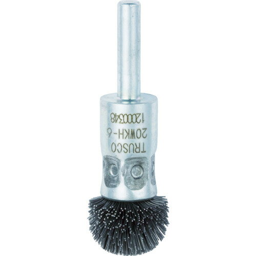 トラスコ 20WKH-6 TRUSCO 傘型ワイヤーブラシ 半円型 Φ20