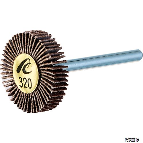 イチグチ MF2020-400 AC マイクロフラップ 軸径3mm #400 外径20×幅20×軸長30