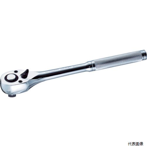 【特長】 ●ギヤ数72・送り角5°を採用し、細かな送り速度で便利です。 ●ソケットを取り付けると、外れ落ちにくい便利な機構です。 ●プッシュボタンを押すことによるワンタッチ操作です。 【仕様】 ●歯数(枚)：72 ●差込角(mm)：凸9.5...