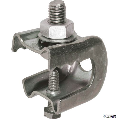 【特長】 ●厚さ3〜16mmまでの鉄板に取付可能な鉄骨用クランプです。 【仕様】 ●全長(mm)：42 【入数】 ●1台 他のサイズはこちら 在庫のない商品は検索に表示されない場合がございます