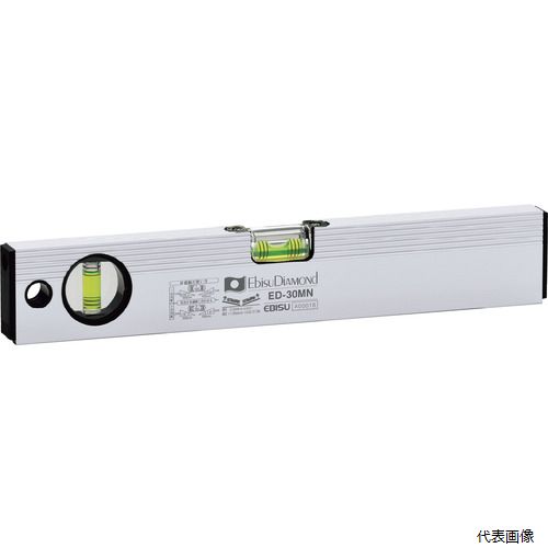 【スタンプラリー】 エビス ED-30MN ダイヤモンド 磁石付ベーシックレベル(シルバー) 300mm