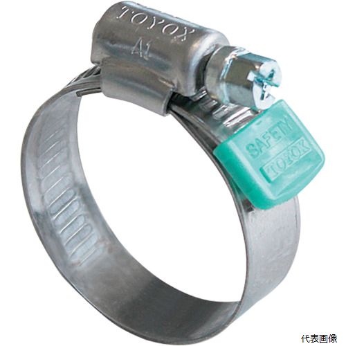 トヨックス SB-35 TOYOX ホースバンド(ケガ防止) オールステンレス製 セーフティ SB-35(10個入り)