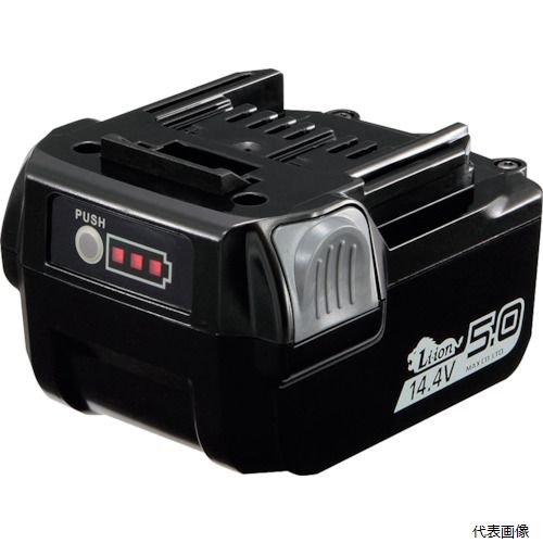 【特長】 ●残量表示機能付です。 ●1回の充電は約45分で完了します。 【用途】 ●リチウムイオン14.4V充電工具用電池パック。 【仕様】 ●種類：電池パック ●電圧(V)：14.4 ●容量(Ah)：5.0 ●適用充電器：JC-925A、JC-925、JC-928 【入数】 ●1個 他のサイズはこちら 在庫のない商品は検索に表示されない場合がございます