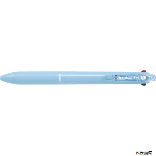 パイロット BKHAB-50EF-LB 油性ボールペン アクロボール3＋1 0.5mm ライトブルー