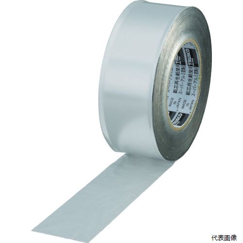 トラスコ TRAT100-2 TRUSCO スーパーアルミ箔粘着テープ 100mm×50m ツヤなし