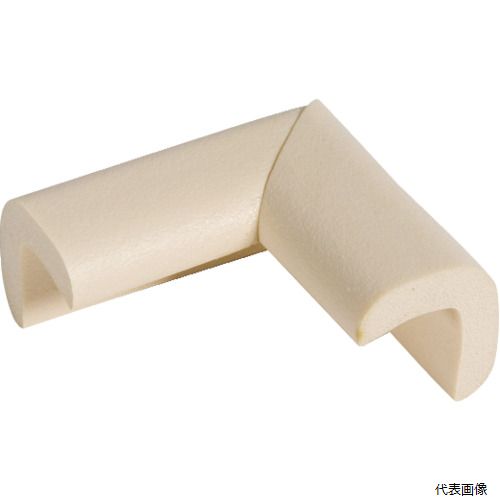 【スタンプラリー】 トラスコ T30AC-79 TRUSCO 安心クッション コーナー用 極細 30個入り アイボリー