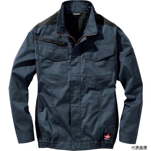 村上被服 V4202-3L-1 HOOH 難燃ブルゾン 3L ネイビー