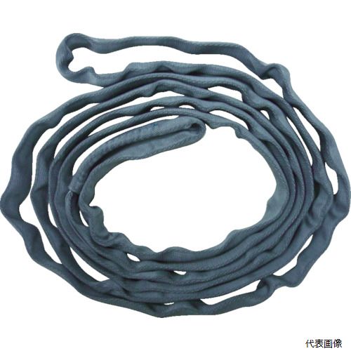 【スタンプラリー】 TBSN0.5TX1M TESAC ブルースリングソフトN形(エンドレスタイプ)荷重0.5t 全長1m(JIS規格品)