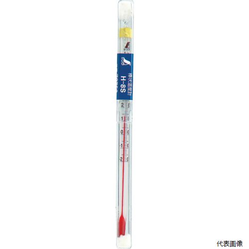 【特長】 ●一般的な温度測定用です。 ●72751は液体が青色です。 ●液が見やすく数値が読み取りやすい温度計です。 ●測定温度範囲(℃)：0〜100 ●温度最小表示(℃)：1 ●液部：アルコール ●径(mm)：6 ●長さ(mm)：300 ●全長(mm)：300 ●精度(℃)：±1 【材質／仕上】 ●感温液：着色製精白灯油 【入数】 ●1個 他のサイズはこちら 在庫のない商品は検索に表示されない場合がございます　
