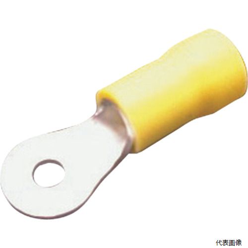 日本圧着端子製造 FV5.5-S5 JST ビニル絶縁付丸型端子(F形) FV5.5-S5 100個入り