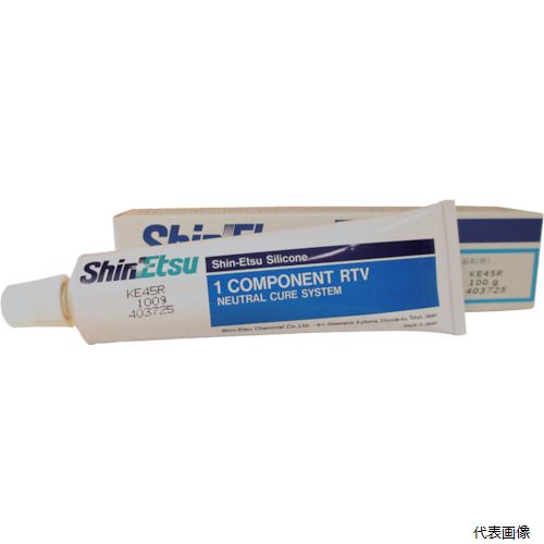 信越 KE45R-100 一般電気用RTVゴム 100g レッド 信越化学工業