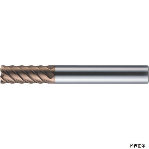 【特長】 ●高い工具剛性と刃先強度があります。 ●耐酸化性に優れたTHコーティングを採用しています。 【用途】 ●被削材：工具鋼、ダイス鋼、焼き入れ鋼、プリハードン鋼。 【仕様】 ●刃数ZEFP(枚)：4 ●切削径DC(mm)：5.5 ●最大切込みAPMX(mm)：15 ●機能長さLF(mm)：60 ●シャンク径DCON(mm)：6 ●ねじれ角FHA(°)：45 ●コーティング：THコーティング ●シャンク径(mm)：6 ●ねじれ角(°)：45 ●刃径(mm)：5.5 ●刃数：4 ●刃数(枚)：4 ●刃長(mm)：15 ●全長(mm)：60 ●表面処理：THコーティング ●ねじれ角：45 ●ねじれ角46° 【材質／仕上】 ●超硬合金 【入数】 ●1本 他のサイズはこちら 在庫のない商品は検索に表示されない場合がございます