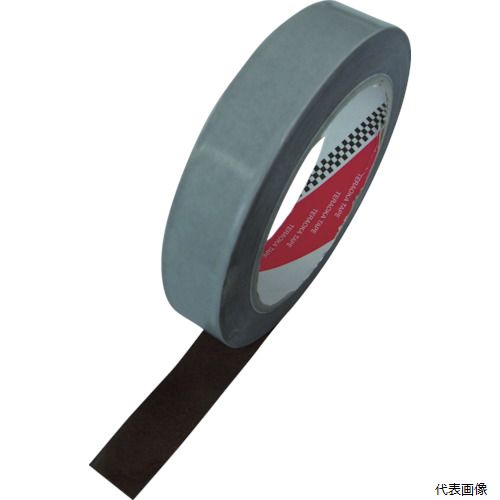 【特長】 ●貼るだけで垂直方向（厚さ方向）、面方向共に高い導電性・熱伝導性が得られます。 ●柔軟性に富んだ圧延銅箔を使用しています。 【用途】 ●電磁波のシールド、アース取り、各種半導体・電子部品などへのヒートシンクの固定用に。 【仕様】 ●色：茶褐色 ●幅(mm)：15 ●長さ(m)：20 ●厚さ(mm)：0.09 ●粘着力(N/10mm)：3.43 ●粘着力：3.43N/10mm ●芯径：3インチ(76mm) ●切断にはカッターが必要 ●両面粘着タイプ 【材質／仕上】 ●基材：圧延銅箔 ●粘着剤：導電性アクリル系 【入数】 ●1巻 他のサイズはこちら 在庫のない商品は検索に表示されない場合がございます