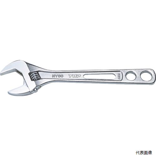 乐天商城 - トップ工業 HY36H TOP 薄型軽量ワイドモンキレンチ(裸) エコワイド 250mm口開8〜36
