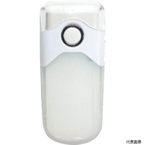 【特長】 ●ホルダーに置くだけで充電可能です。 ●暗くなると自動でほんのり点灯します。 ●手に取るとパッと点灯します。 ●停電時には自動点灯します。 【仕様】 ●幅(mm)：57 ●奥行(mm)：54 ●高さ(mm)：112 ●光源色：白 ●連続使用時間：満充電時約1時間（懐中電灯） ●充電時間：約15時間 【注意】 ●LED球の交換はできません。 【入数】 ●1個 他のサイズはこちら 在庫のない商品は検索に表示されない場合がございます
