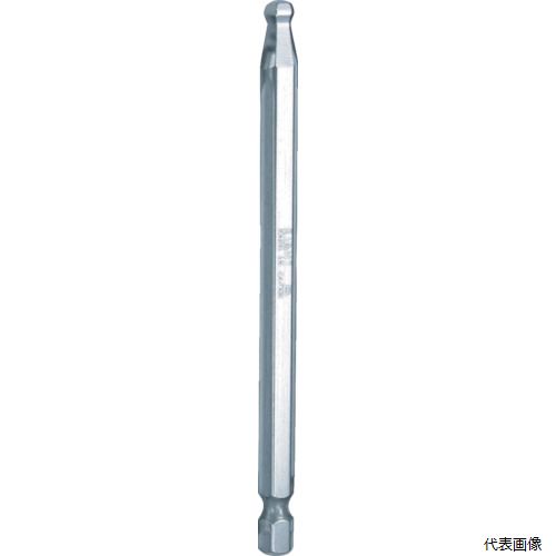 【特長】 ●従来のボールポイントに比べ10から20％ねじり強度が高く、傾けての使用（0から20°）で特に効果を発揮します。 【用途】 ●六角穴付ボルト類の締結用 【仕様】 ●対辺(mm)：5.0 ●全長(mm)：100 ●シャンク径(mm)：6.35 【材質／仕上】 ●特殊合金鋼 ●SNCM+Vスペシャル 【入数】 ●1本 他のサイズはこちら 在庫のない商品は検索に表示されない場合がございます　