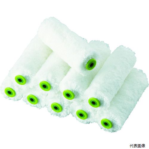 トラスコ TMFR-134-10 TRUSCO まとめ買い マイクロファイバーローラー 万能用 4インチ 10本入