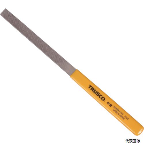 【特長】 ●最先端の表面処理（電解研磨）技術により強い切れ味を実現しました。 ●刃先が刃物のようになっておりサクサク切れます。 ●電解研磨により凹部の懐が深くなっています。 ●木、プラスチックから金属まで削れます。 【用途】 ●木、プラスチック、鉄、ステンレスなど。 【仕様】 ●仕上げ：10本組中目 ●全長(mm)：185 ●刃長(mm)：85 ●形状：平 ●粒度 【材質／仕上】 ●合金工具鋼（SKS-8） 【注意】 ●組ヤスリの5本組〜12本組は全長を表します。5本組=215mm8本組=200mm10本組=185mm12本組=170mm ●焼き入れ後の鋼材は削れません。 ●ヤスリが目づまりした際はブラシなどで掃除してください。 ●提供不可：chemSHERPA、ミルシート 【入数】 ●1本 他のサイズはこちら 在庫のない商品は検索に表示されない場合がございます　