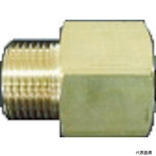 ヤマト産業 TB112 YAMATO オスXメス変換継手 真鍮製 W21-14(左)×W22-14(右) TB112