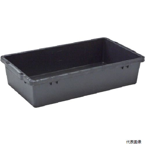 ※こちらの商品はメーカーからの直送につき、代引き不可商品となります。 ※大型商品のため、発送後到着迄に時間かかることがございます。 　ご到着の日時はお手元の送り状に記載された番号からご確認下さい。 ※日時・時間指定はできません。 【特長】 ●コンクリート混ぜ、野菜洗い、長靴の汚れ落とし、園芸肥料入れなどに。 ●丈夫なので色々な用途に使えます。 【仕様】 ●縦(mm)：640 ●横(mm)：370 ●高さ(mm)：145 ●底寸法(mm)：577×315 ●容量(L)：25 ●色：黒 ●25L ●外寸W約640mm×D約370mm×H約145mm ●材質は再生ポリプロピレン(R-PP)仕様で環境に優しいです。 ●底部：平底 【材質／仕上】 ●再生ポリプロピレン(R-PP) 【入数】 ●1個 他のサイズはこちら 在庫のない商品は検索に表示されない場合がございます　
