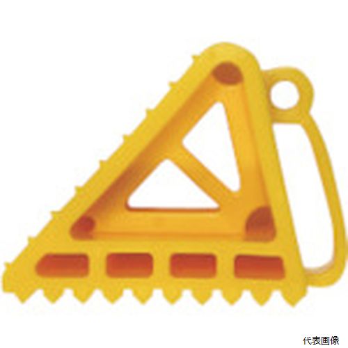 【特長】 ●トラック、自動車の駐車時の必要アイテムです。 【仕様】 ●間口(mm)：95 ●奥行(mm)：170 ●高さ(mm)：130 ●色：黄 ●耐荷重(t)：2 【材質／仕上】 ●樹脂 【入数】 ●1個 他のサイズはこちら 在庫のない商品は検索に表示されない場合がございます　