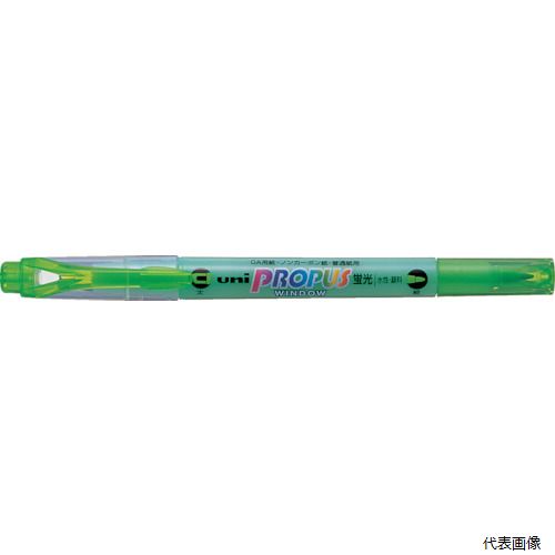 uni PUS102T.6 プロパス・ウインドウ ツインタイプ 緑 水性顔料 三菱鉛筆