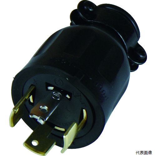 アメリカン電機 4222R 引掛形 ゴムプラグ 接地3P20A250V