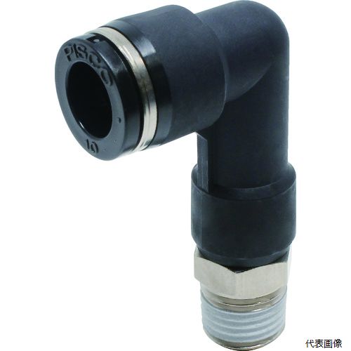 日本ピスコ PLL10-02 PISCO チューブフィッティング ロングエルボ チューブ10 接続口径R1／4