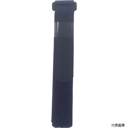 【特長】 ●両ファスナーなので簡単に止め外しが可能です。 【用途】 ●長尺物の巻止めや簡易結束に。 【仕様】 ●色：紺 ●幅(mm)：25 ●長さ(m)：1.05 ●厚さ(mm)：2.3 ●使用目安結束物の直径が約300mmまでは可能最大使用荷重(kg)：30 ●最大使用荷重：30kg 【材質／仕上】 ●本体：ナイロン ●樹脂カン：ポリアセタール 【入数】 ●1本 他のサイズはこちら 在庫のない商品は検索に表示されない場合がございます　