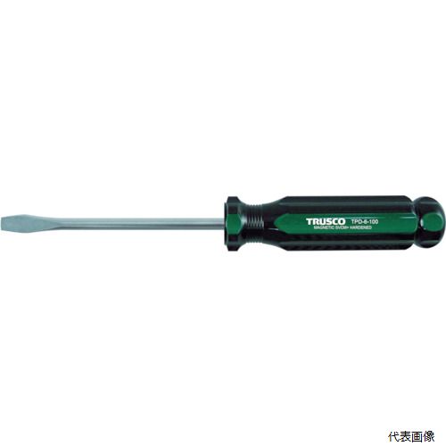 トラスコ TPD-4.5-50 TRUSCO プラスチック柄ドライバー(マグネット入り)(-4.5X50mm)